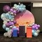 Blue, Purple & Silver Balloon Arch Kit – Metallic Pearl & Snowflake Balloons for Frozen Princess Birthday & Baby Shower